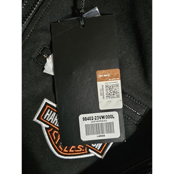 New Harley-Davidson Forever Harley Mesh Jacket Women's Sz LARGE Black 98402-23VW - Picture 11 of 12